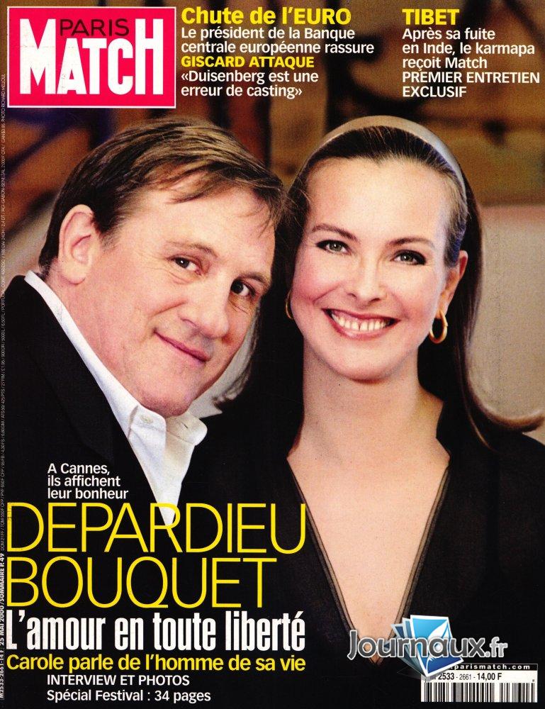 Paris Match du 25 mai 2000 - Depardieu Bouquet n° 2661 2025-10-28
