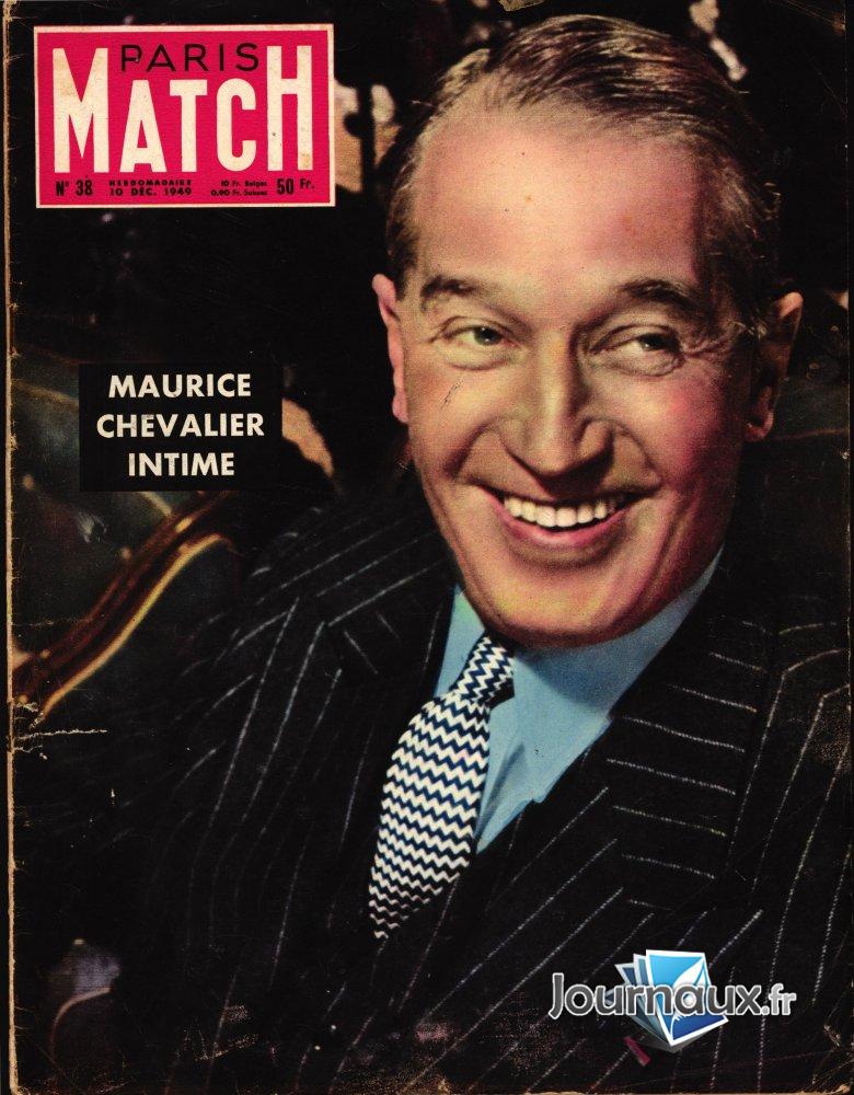 Maurice Chevalier 10 décembre 1949