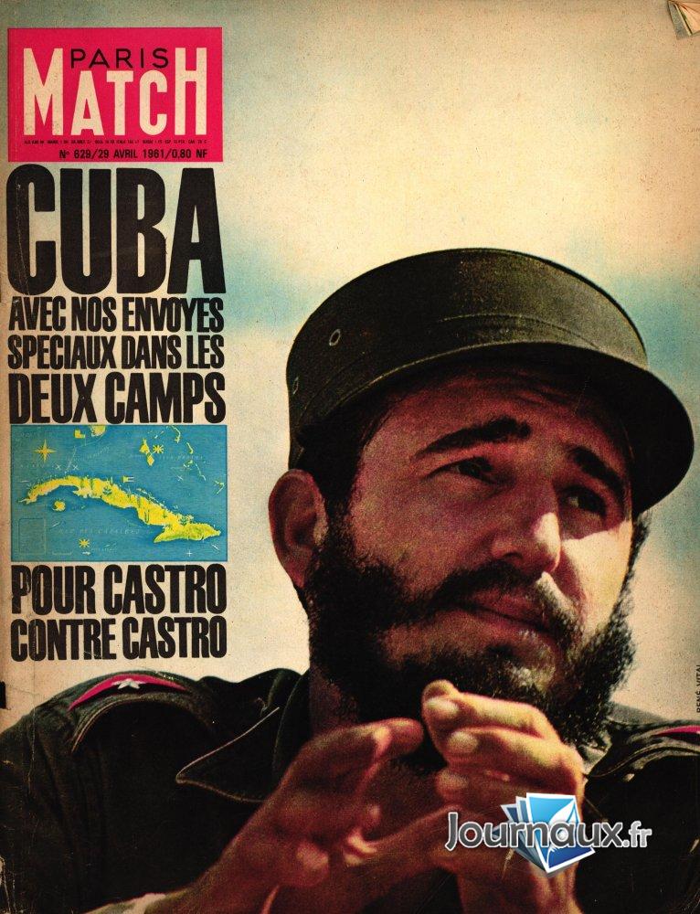 Paris Match du 29 Avril 1961 Cuba Castro n° 629 2024-07-03