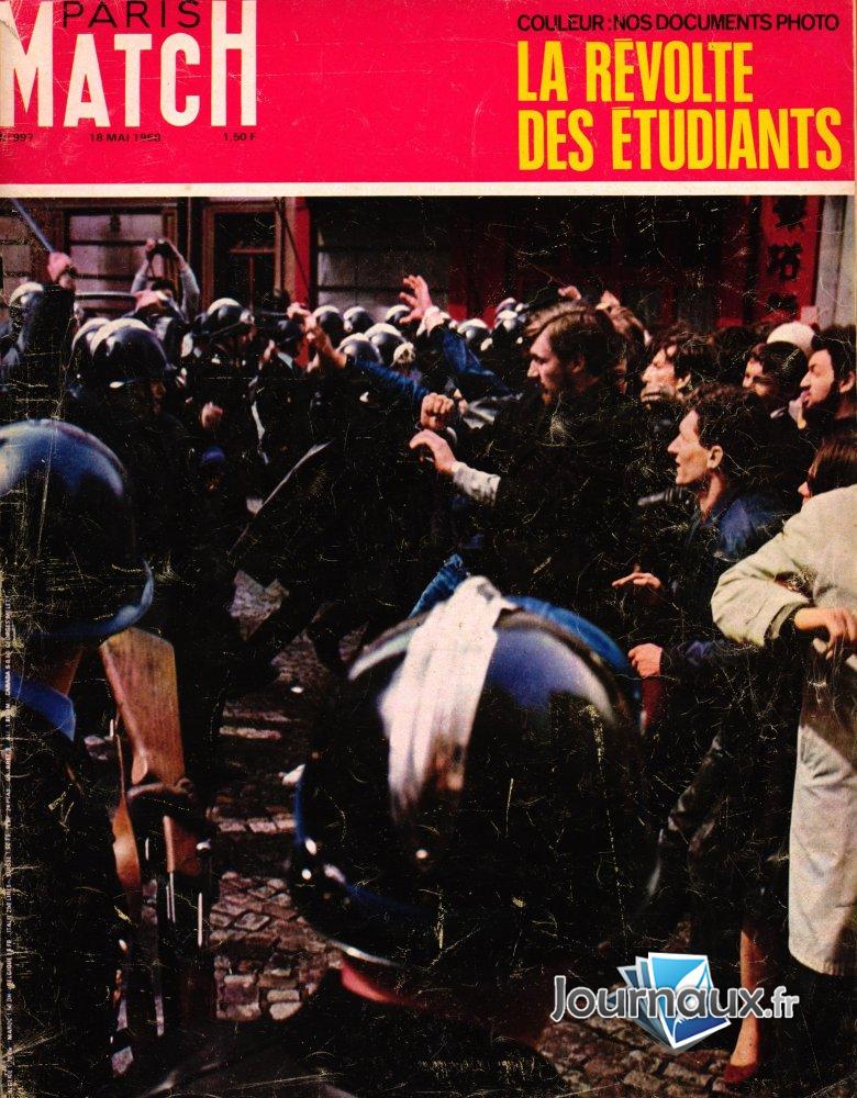 Paris Match du 18 Mai 1968 SPECIAL MAI 68 n° 997 2022-03-09