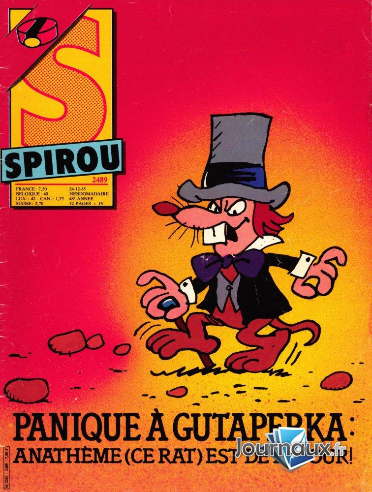 Spirou magazine du 24 décembre 1985 n° 2489 2026-09-12