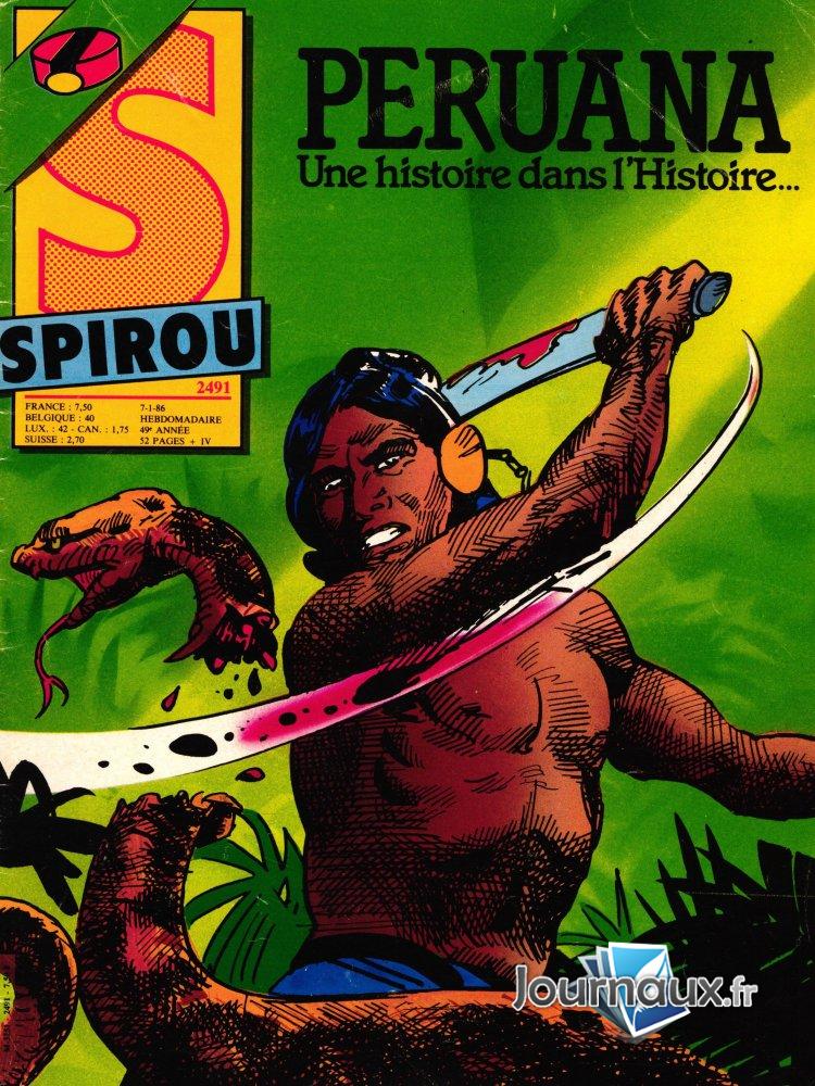 Spirou magazine du 7 janvier 1986 n° 2491 2026-09-12