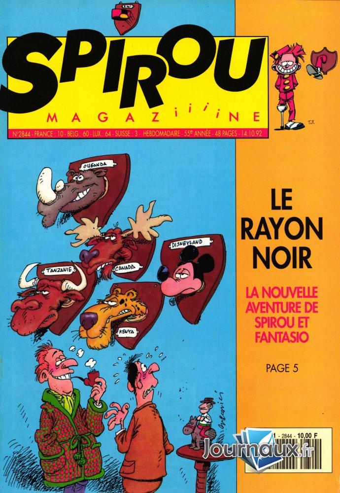 Spirou magazine du 14 octobre 1992 n° 2844 2026-09-12