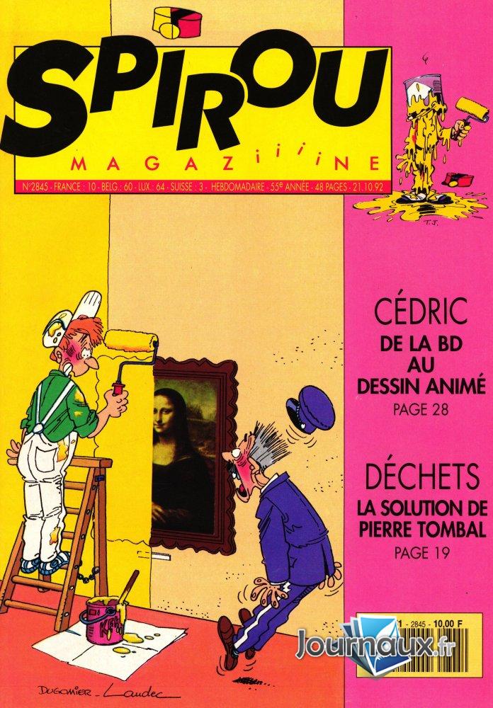 Spirou magazine du 21 octobre 1992 n° 2845 2026-09-12