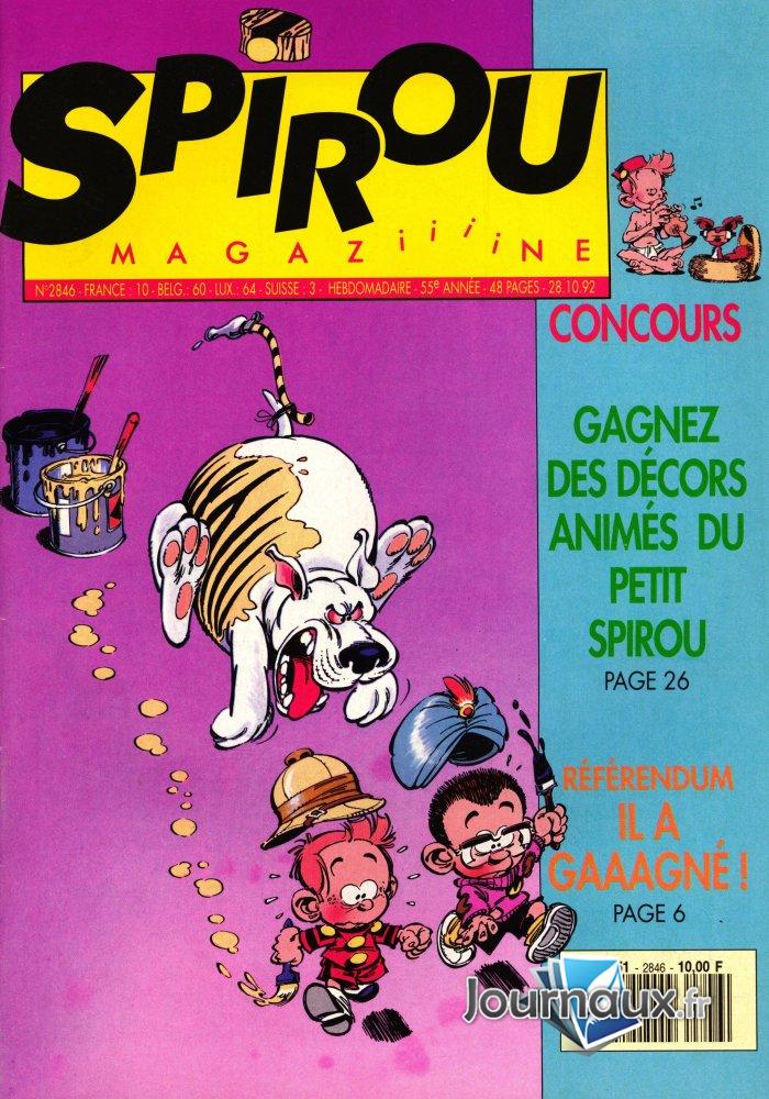 Spirou magazine du 28 octobre 1992 n° 2846 2026-09-12