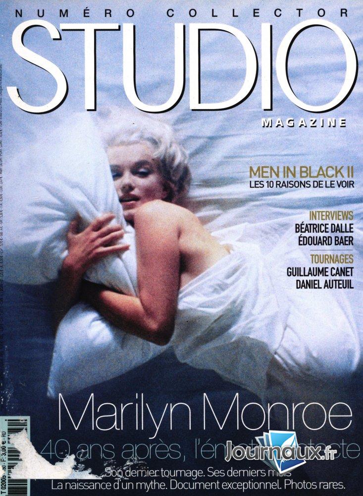 Studio Magazine Juillet 2002 Marlilyn Monroe