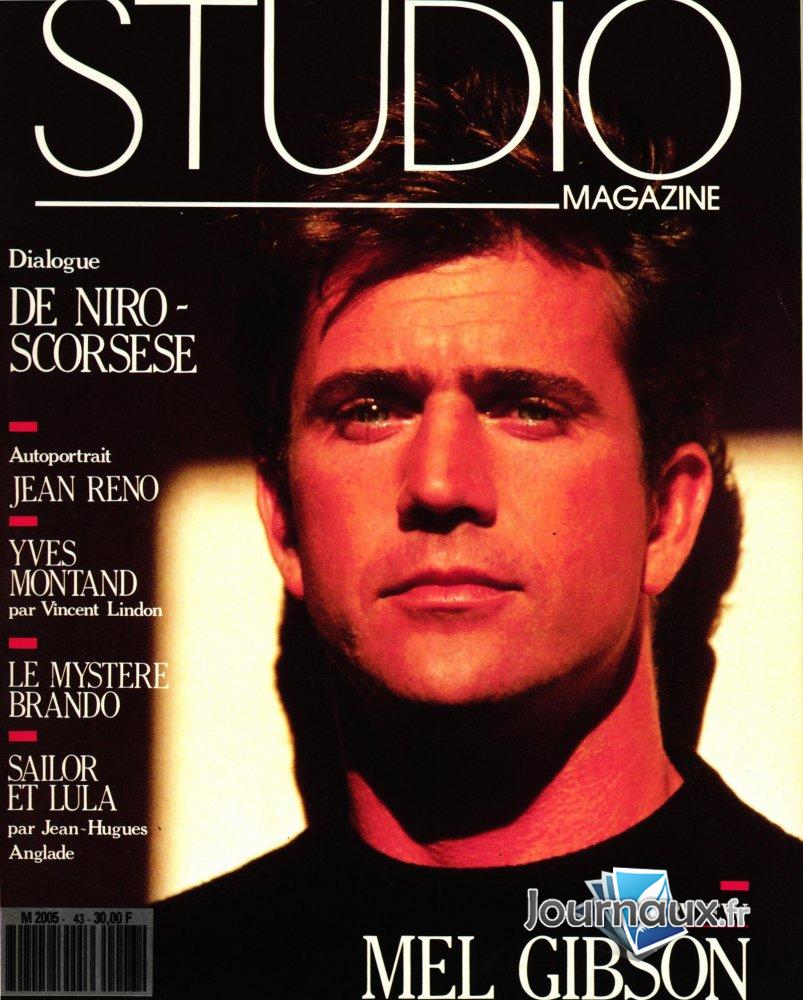 Studio Magazine Mel Gibson Novembre 1990