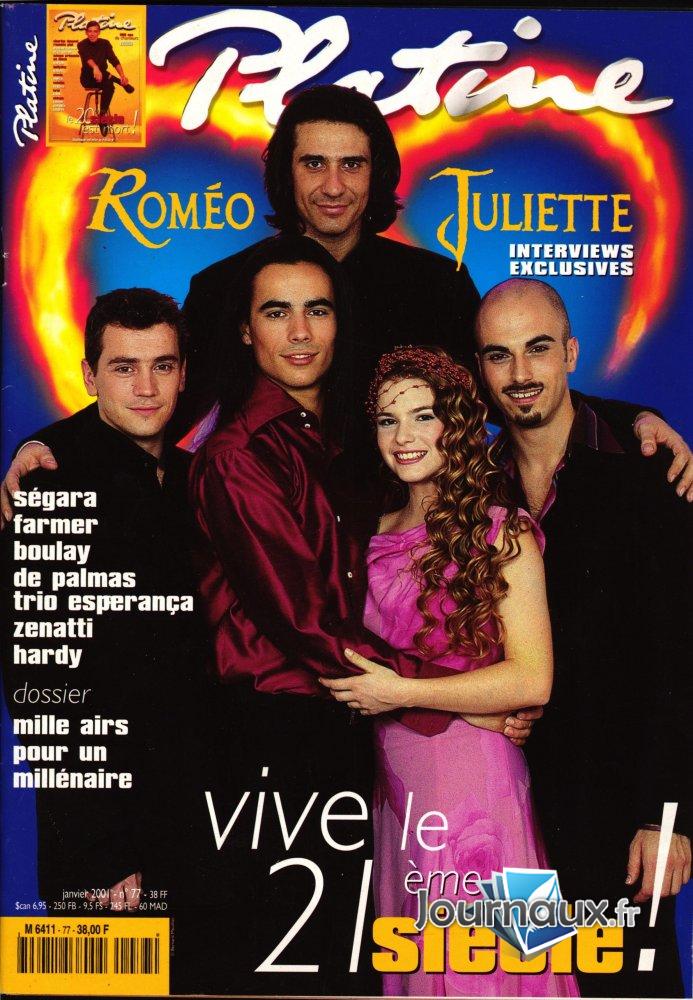 Platine Romeo et Juliette Janvier 2001
