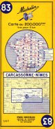 Carcassonne - Nîmes année 1967