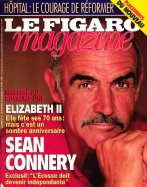 Figaro magazine du 20-04-1996 Sean Connery