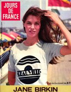 Jours de France du 12 au 18 Août 1974 Jane Birkin 