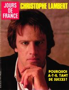Jours de France du 05-04-1986 Christophe Lambert