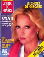 Jours de France du 30 Janvier 1988 Sylvie Vartan 