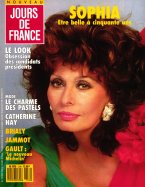 Jours de France du 26 Mars 1988 Sophia Loren 