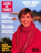 Jours de France du 30 Juillet 1988 Miou-Miou