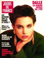 Jours de France du 06 Aout 1988 Béatrice Dalle 