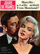 Jours de France du 6 Août 1960 - Yves Montand et Marylin Monroe 