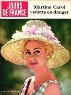 Jours de France du 27 Août 1960 - Martine Carol n° 302 2025-03-04