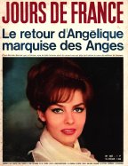 Jours de France du 15 Février 1964 - Le retour d'Angélique marquise des Anges 