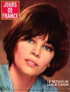 Jours de France du 16 Avril 1966 - Le retour de Leslie Caron