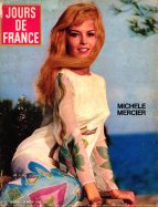 Jours de France du 19 Novembre 1966 - Michèle Mercier 