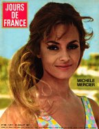 Jours de France du 29 Juillet 1967 - Michele Mercier 