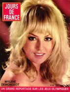 Jours de France du 24 Février 1968 - Mylène Demongeot 