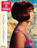 Jours de France du 13 Avril 1968 -Dany Carrel