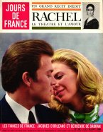 Jours de France du 26 Octobre 1968 - Les fiancés de France : Jacques d'Orleans et Gersende de Sabran