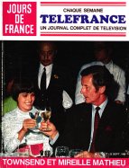 Jours de France du 25-09-1969 Townsend et Mireille Mathieu