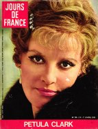 Jours de France du 1er Avril 1970 - Petula Clark 