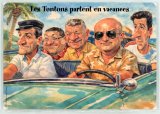 Films retro sets de table des tontons version été n° 1 2026-07-03