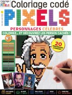 Coloriage codé Pixels Personnages célèbres n° 1 2026-06-09
