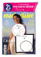 Marie Claire Poche + bijou de créateur