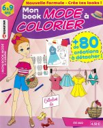 MG Mon Book Mode à Colorier 6 à 9 Ans