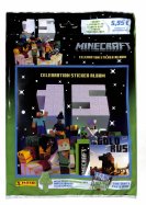 Pack Minecraft célébration sticker album + patch thermocollant 