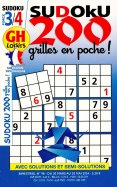GH Sudoku 200 Grilles en Poche Niv 3-4
