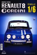Renault 8 Gordini échelle 1/6 n° 101 2026-08-04