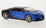 Bugatti Chiron, metallic-blau/bleu foncé
