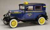 Ford Model A Tudor, bleu/noir, Taxi - 1931