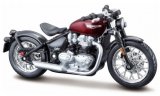 Triumph Bonneville Bobber, dunkelrot/schwarz