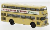Büssing D2U pont double, BVG - Dortmunder Union Pilsener - 1960