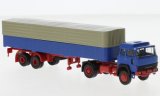 Magirus 310 D 16 PP-camion remorque, blau/rot - 1974