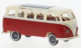 VW T1b Samba, beige clair/rouge - 1960