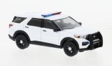 Ford Police Interceptor Utility, weiss,  Police (USA) - 2022