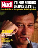 Paris Match du 16 Aout 1985 Hallyday