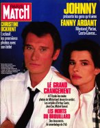 Paris Match du 28 Mars 1986 Hallyday