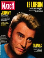 Paris Match du 5 Décembre 1986 Johnny Hallyday