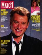 Paris Match du 18-09-1987 Johnny