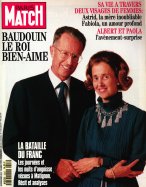 Paris Match du 12 Aout 1993 Baudouin